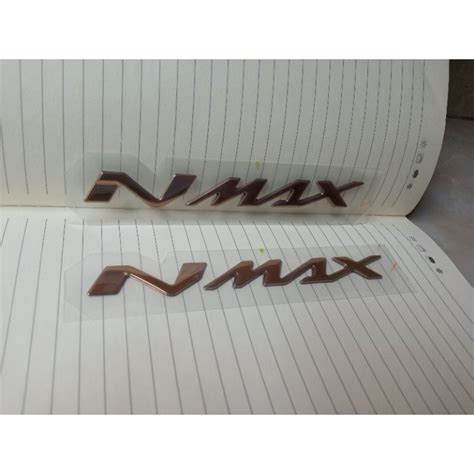 Jual Emblem Stiker Motor Yamaha Nmax New Warna Gold Original