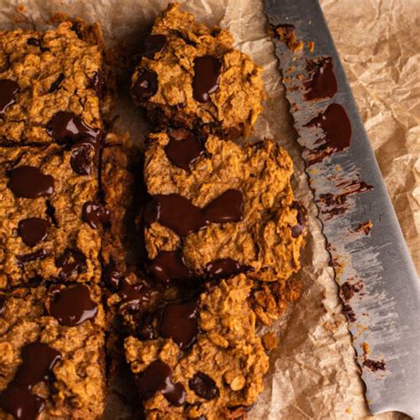 Vegan Pumpkin Oatmeal Bars Gluten Free Avocado Skillet