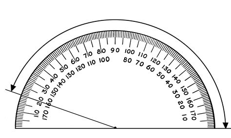 Protractor, 160 Degrees | ClipArt ETC