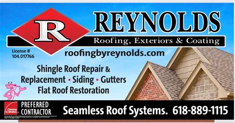 Reynolds Roofing Exteriors And Coatings Reviews Marion Il Angie S List