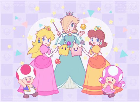 Princess Peach Rosalina Princess Daisy Luma Toad And 3 More Mario