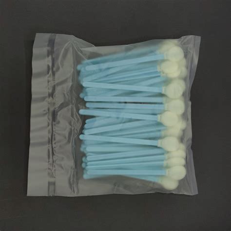 Large Circular Head Cleanroom Foam Swab Made With Pp Plastic