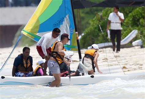 Jessica Alba In A Bikini Top At A Beach In Mexico July Celebmafia