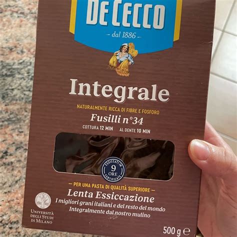 De Cecco Fusilli Integrali Review Abillion