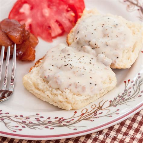 southern biscuits and gravy recipe - Chante Troutman