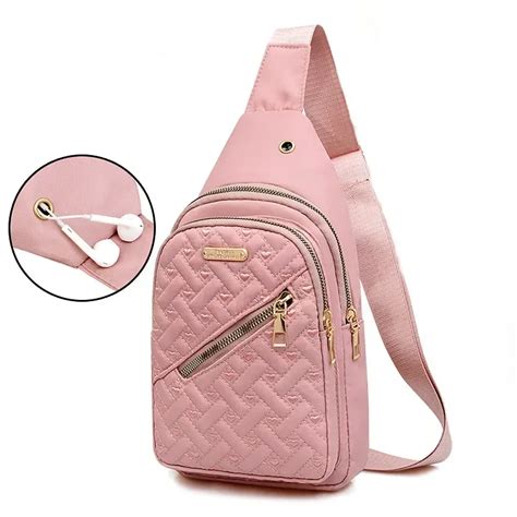 Bolso De Pecho De Hilo Bordado Para Mujer Bolso Cruzado Oblicuo De Un