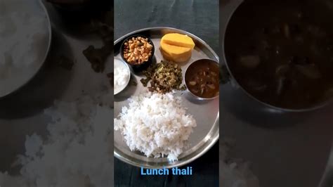 Shorts 😋desi Lunch Thali Ideas Lunch For Husband Youtubeshorts