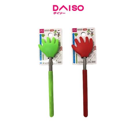 Jual Daiso Silicone Extendable Back Scratcher Green Kota Surabaya