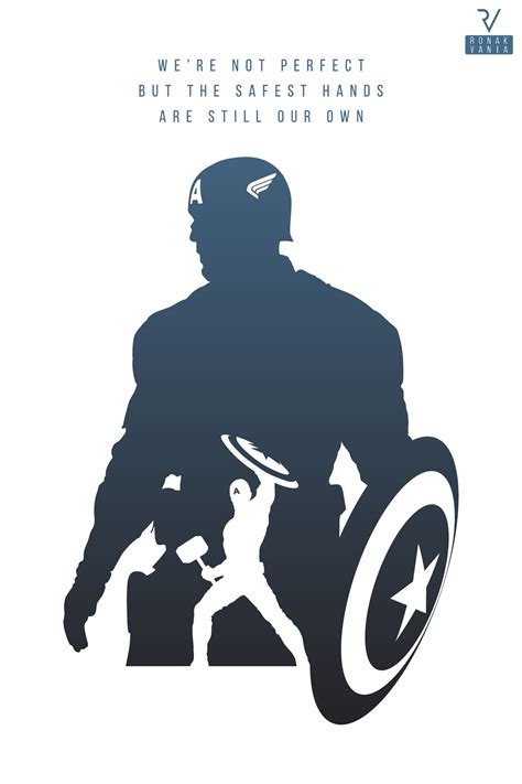 Captain america silhouette – Artofit