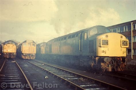 Dave Felton Class 40 2929 Class 40s Class 25 Ticking Over At Preston Dock Street On