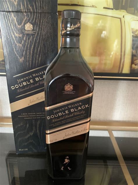 Double Black Label Whisky, Food & Drinks, Alcoholic Beverages on Carousell