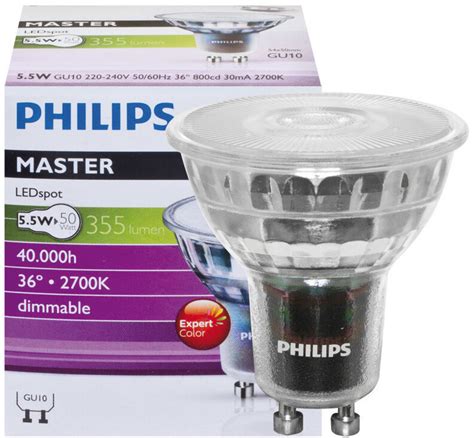 Philips Master Led Expertcolor W Gu D Au Meilleur Prix