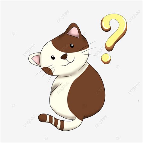 Pregunta Gato Png Lindo Gato Gracioso Png Y Psd Para Descargar