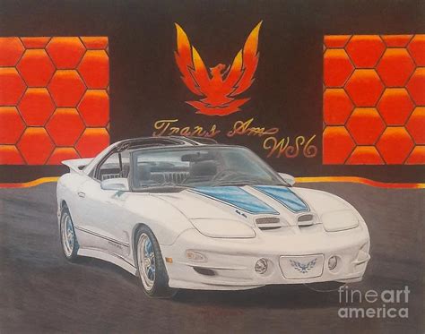 Pontiac Trans Am WS6 2 Drawing By Henry Hargrove Jr Fine Art America