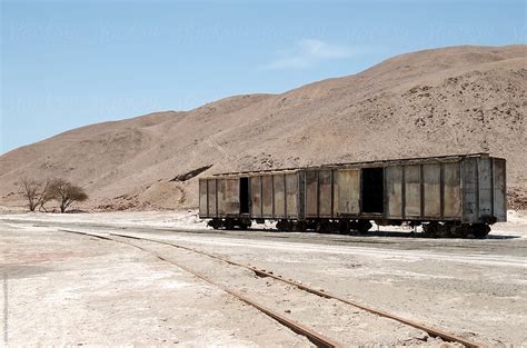 "Abandoned Old Train Carriage In The Middle Of The Desert" by Stocksy ...