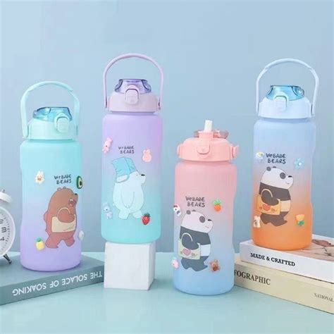 Jual Botol Minum We Bare Bears Botol Minum Gambar Beruang Botol