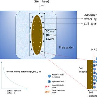 Diffuse Double Layer Soil Water Interface Representation Of The Soil