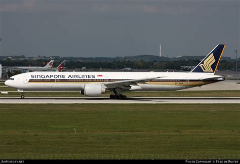 Aircraft Photo Of 9V SWR Boeing 777 312 ER Singapore Airlines