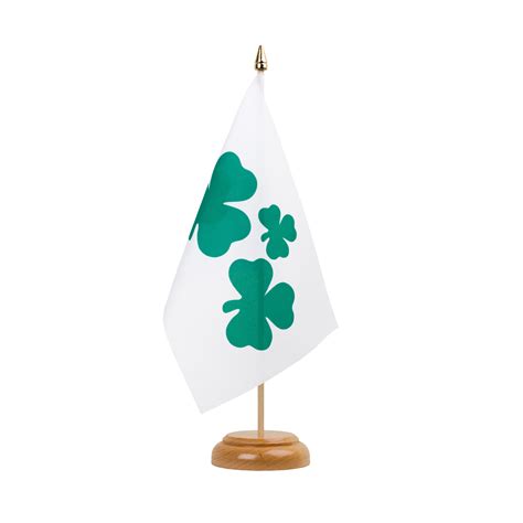 Holz Tischflagge Shamrock X Cm Maxflags Flaggenplatz At