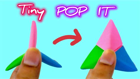 How To Make Origami POP IT Easy DIY POP IT Origami FIDGET Toy