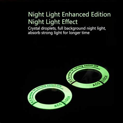 Car Accessories Light Luminous Ignition Switches Sticker Glow Key Ring