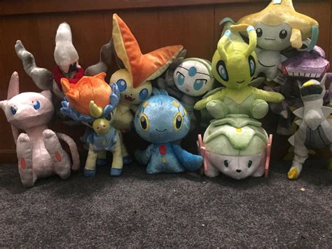 20th Anniversary Mythical Pokemon Plushies! by Maxtreme379 on DeviantArt