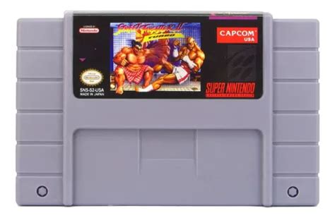 Street Fighter 2 Ii Turbo Hyper Fighting Super Nintendo Snes Mercadolibre