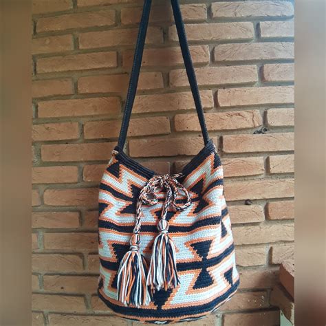 Bolsa Em Croch Estilo Wayuu Elo Produtos Especiais