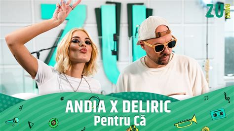 Andia și Deliric Pentru că Premieră Live la Radio ZU YouTube