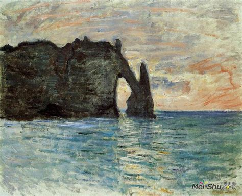 曼尼波特埃特勒塔悬崖克劳德莫奈 Claude Monet 高清作品欣赏 克劳德莫奈作品 克劳德莫奈专题网站 艺术大师 美术网