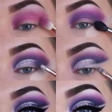 Maquillaje En Morado Paso A Paso Ojosmorados Ojosmakeup