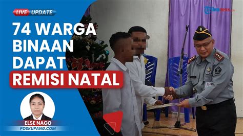 Warga Binaan Lapas Kalabahi Alor Terima Remisi Khusus Natal Kalapas