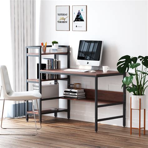 Computer Wooden Desktop Table Modern Minimalist Home Study Desk ...