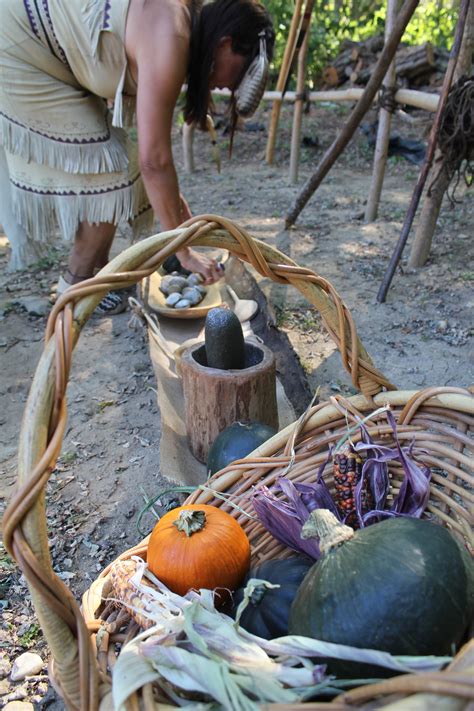 Wampanoag Village (Illustration) - World History Encyclopedia