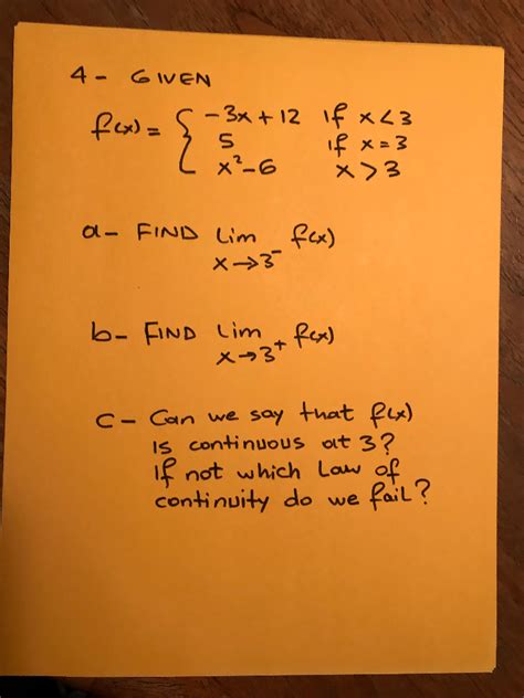 Solved 4 Given Fex 4 3x 12 If X