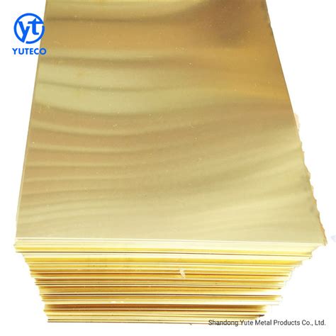 Astm Standard C26800 C27000 C33000 Brass Sheetbrass Plate China C26800 Brass Plate And C27000