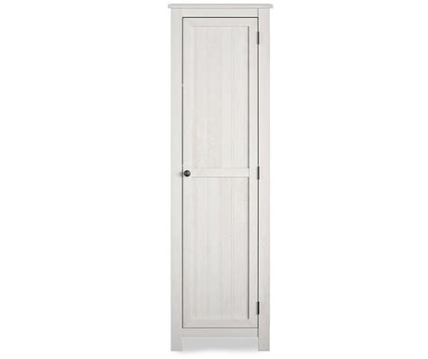 Ameriwood Lincoln Magnolia Oak White Single Door Kitchen Pantry Big