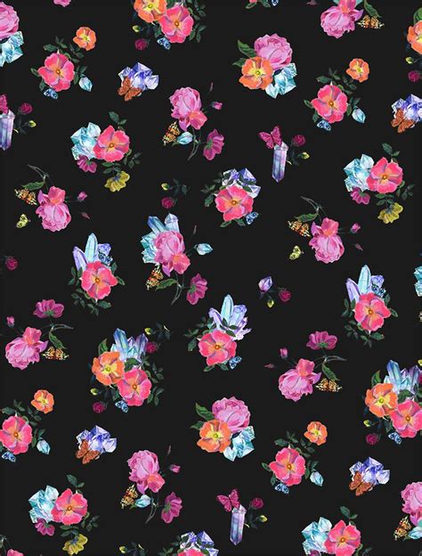 Crystal Ditsy Floral Print Vintage Flowers Wallpaper Flower