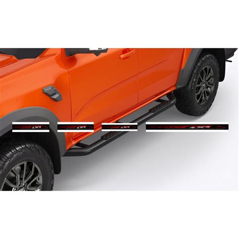 Marche Pieds Ford Ranger Aujourd Hui Double Cabine Inox Noir Mm