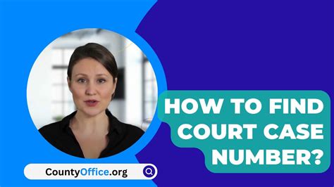 How To Find Court Case Number Youtube