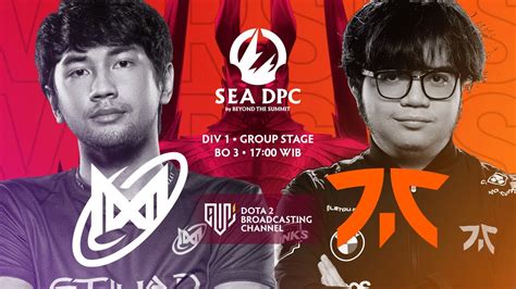 Fnatic Vs Nigma Galaxy Sea Dpc Sea Div I Youtube