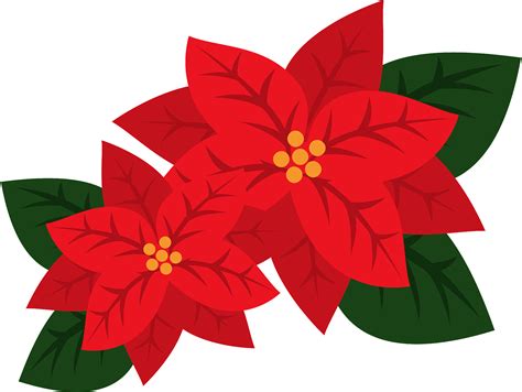 Poinsettia Plant Clipart