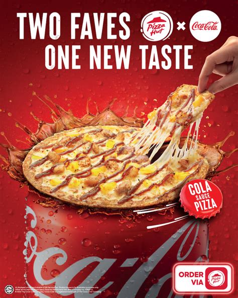 Hawaiian Cola Pizza Kolaborasi Pizza Hut Malaysia Coca Cola