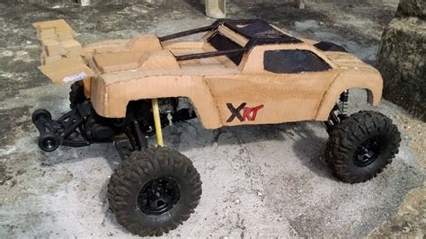 Traxxas Xrt Made Out Of Cardboard Traxxas Viral Youtube