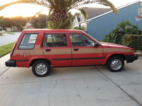 1986 Toyota Tercel 4wd Station Wagon All Original Low Miles Very