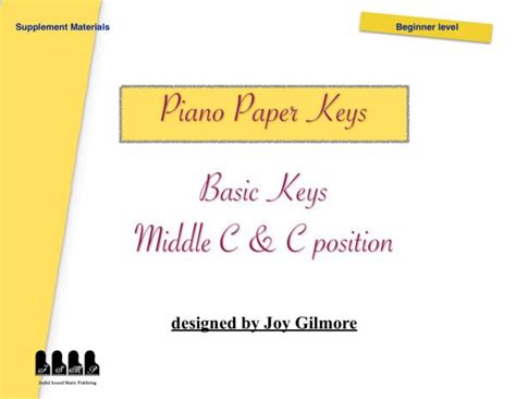 paper basic keyboards joyful sound piano studio