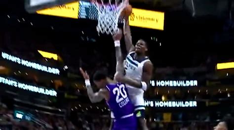 Twolves Anthony Edwards Had Nba Fans Losing Their Minds After Poster