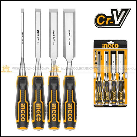 Ingco 4Pcs Wood Chisel Set Mughal Tools House