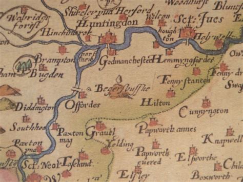 Beggars Bush Blog Archive Christopher Saxtons Five Counties Map 1576