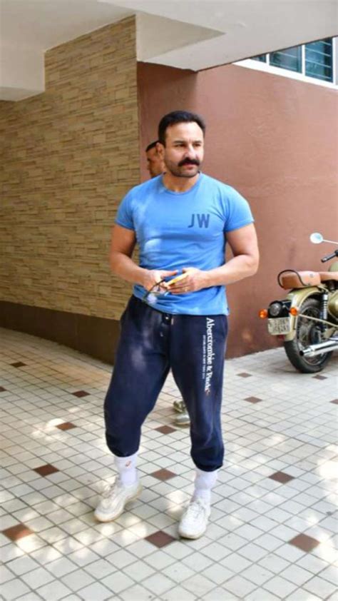 Saif Ali Khan Looks Dapper After Seen Stepping Out In The City